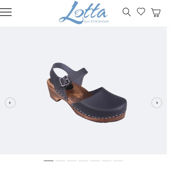 Lotta from Stockholm clogs, size 38, navy blue - Picture 2 of 9
